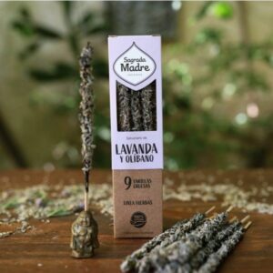 SAHUMERIO HIERBAS LAVANDA OLIBANO