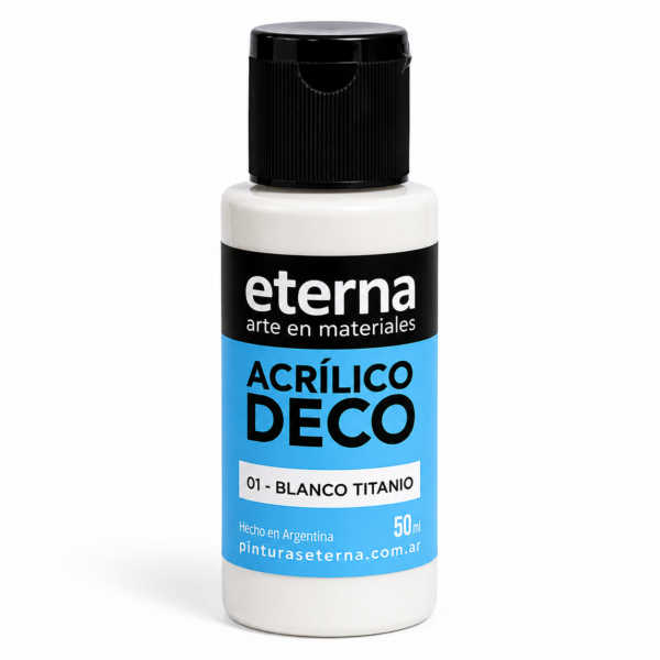 ACRÍLICO ETERNA 01 - BLANCO TITANIO