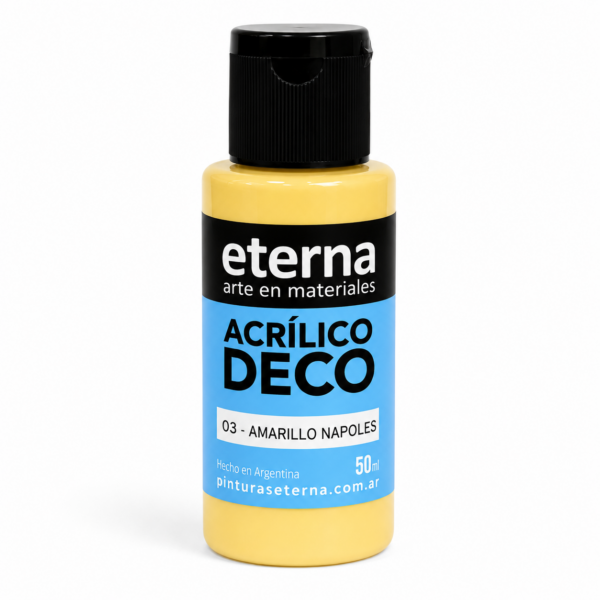ACRÍLICO ETERNA 03 - AMARILLO NAPOLÉS